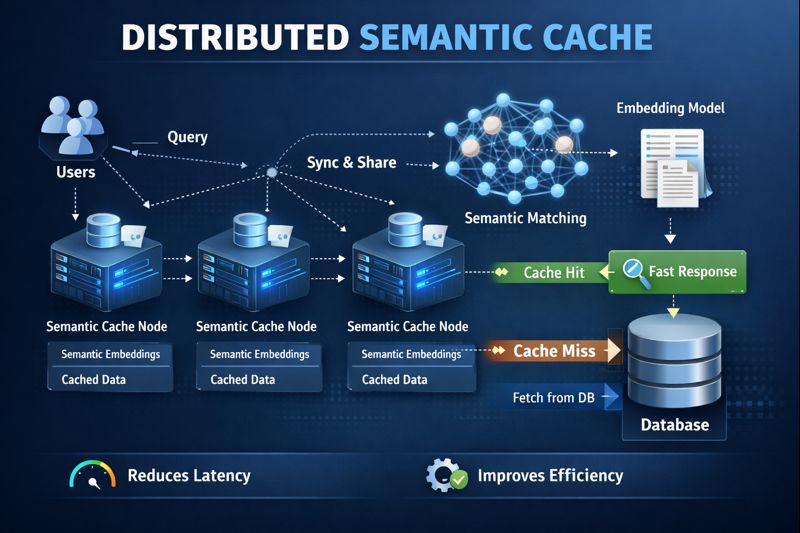 Semantic Cache: Supercharging Agentic AI with Distributed Semantic Search